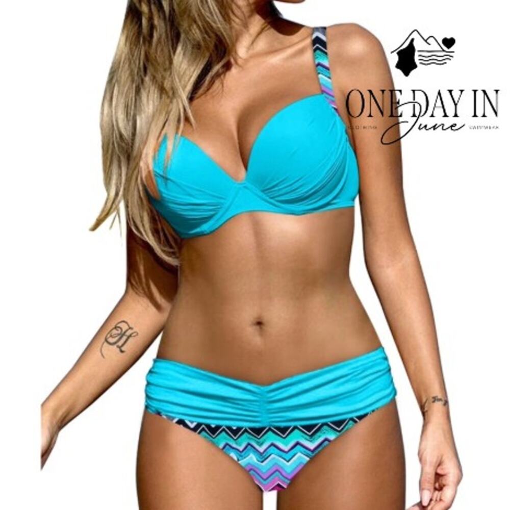 Astylish Molded Cup Bikini Swimsuit Size M